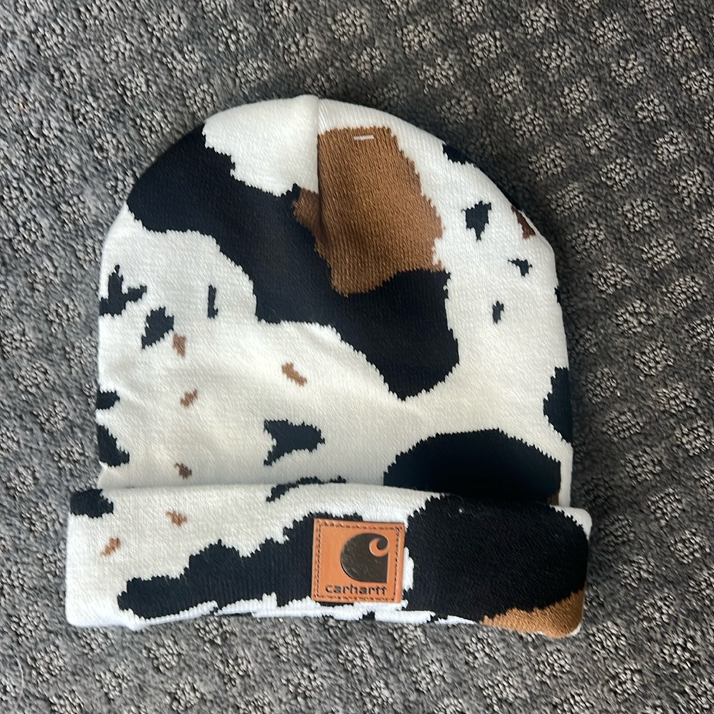 Carhartt Cow Print Beanie